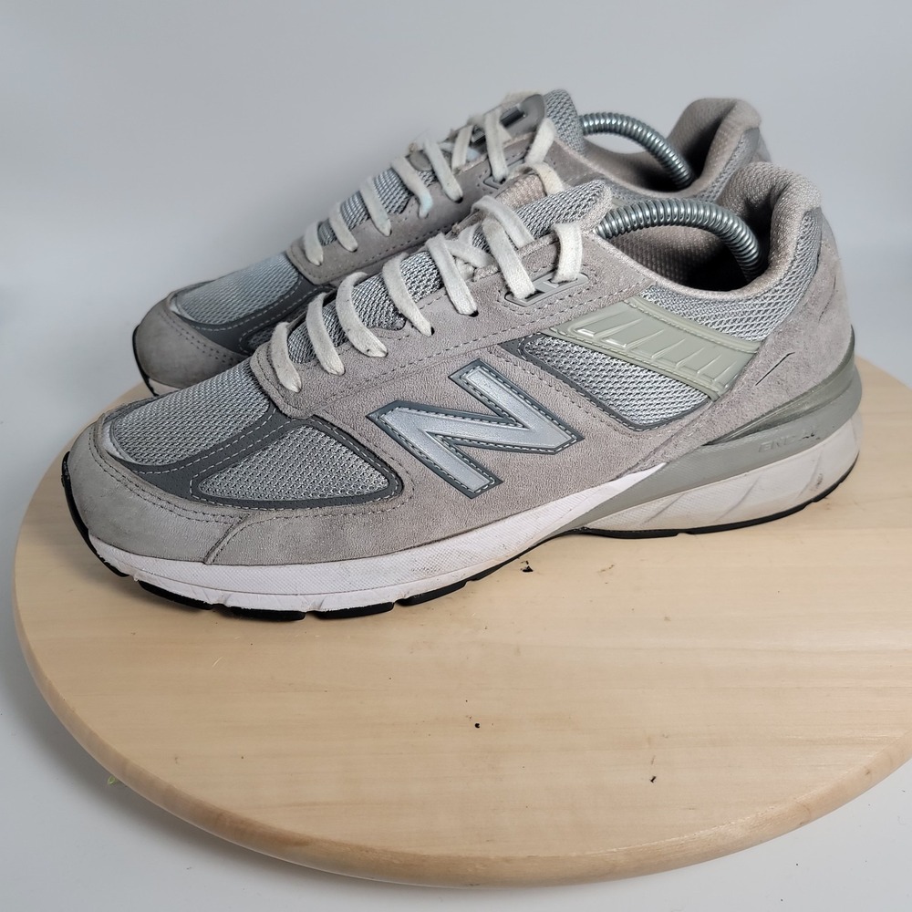 New Balance 990v5 Gray Castlerock Mens Lace-Up Running Shoes M990GL5 Size 9.5 - Picture 3 of 10